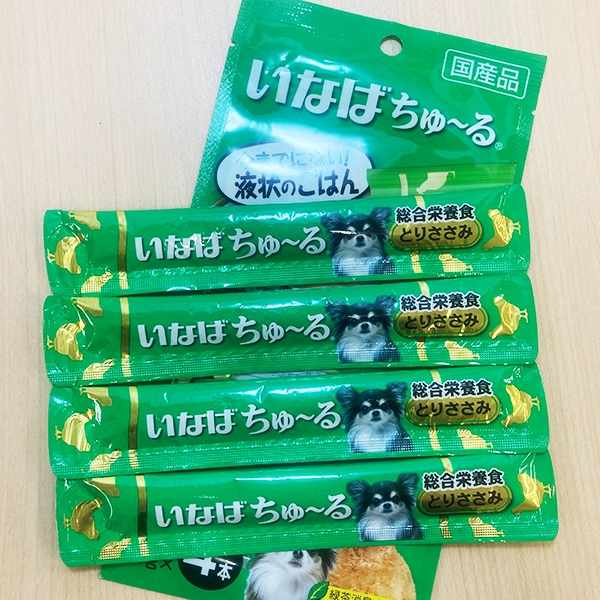 Wanちゅ〜るのスティック状の袋の秘密